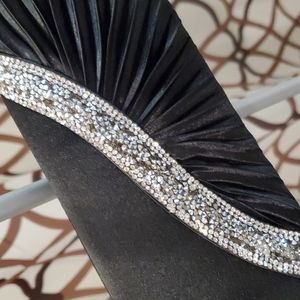 Black with Embellishment clutch/Purse